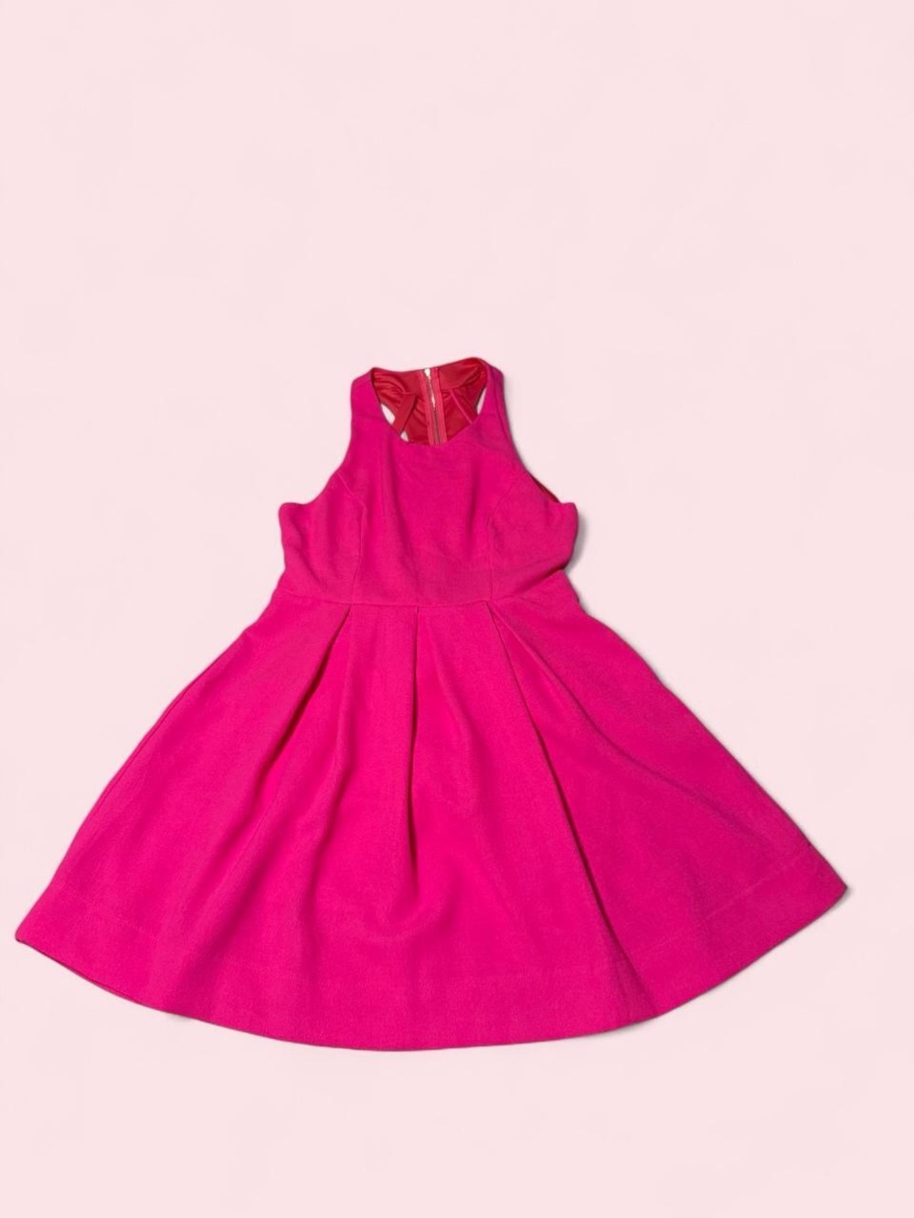 Lulu's Bright Fuchsia Sleeveless Party Dress